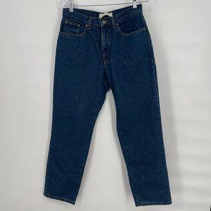 L.L. Bean Double L Relaxed Fit Flannel Lined‎ size 10 EUC